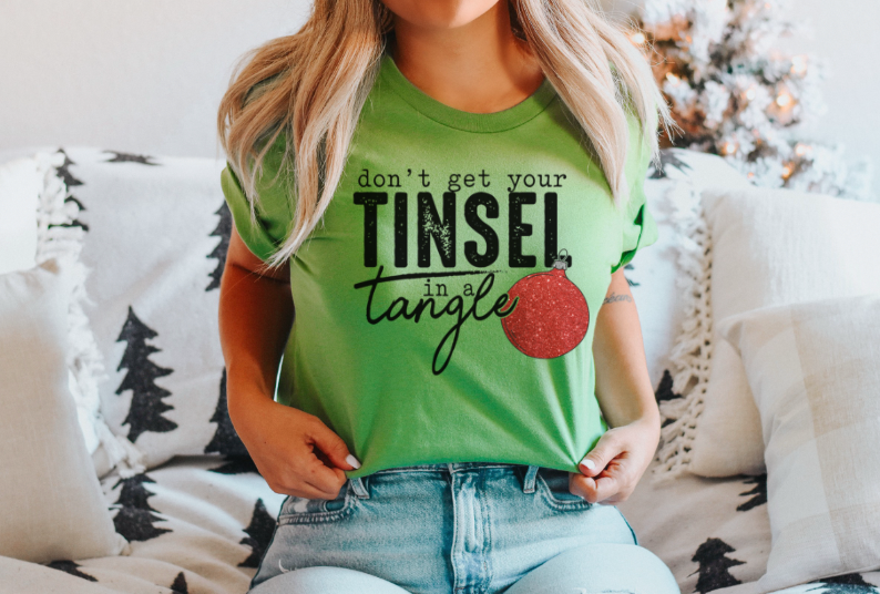 Don't Get Your Tinsel in a Tangle DTF Print