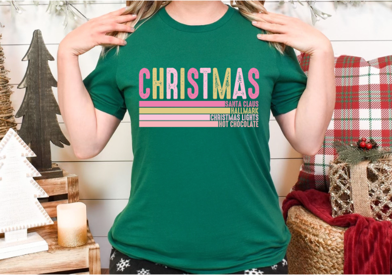 Christmas Stacked DTF Print