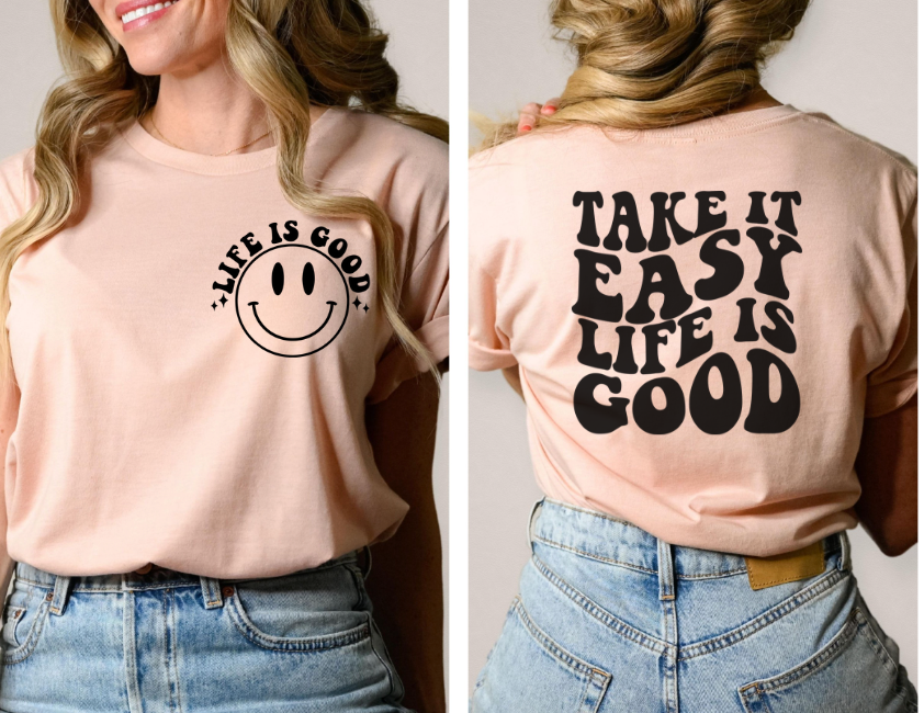 Take it Easy Set DTF Print