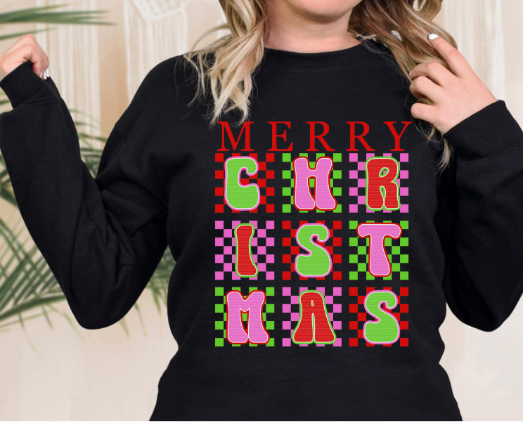 Merry Christmas DTF Print