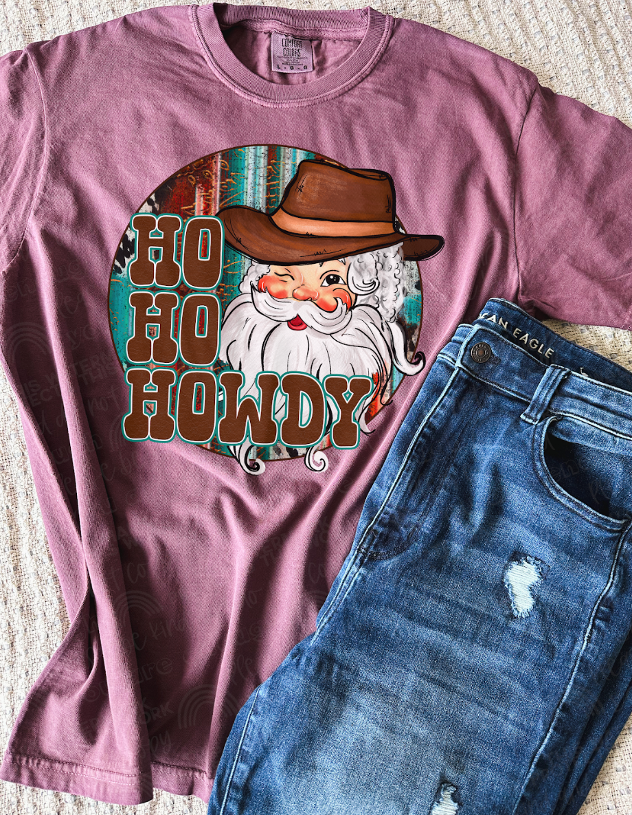 Ho Ho Howdy DTF Print