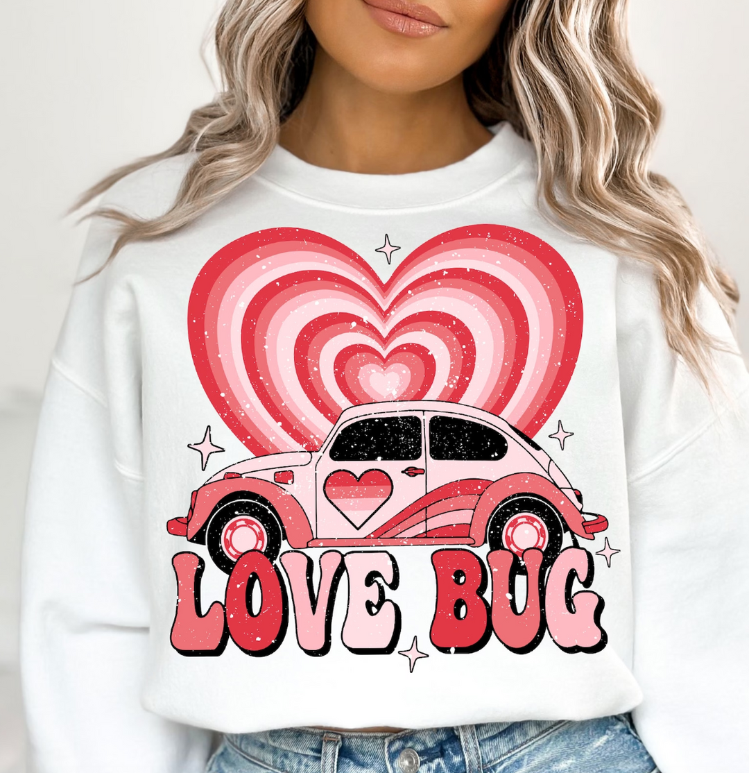 Retro Love Bug DTF Print