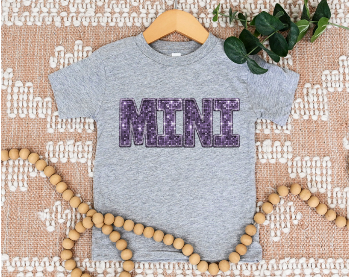 Mama and Mini Faux Glitter DTF Print