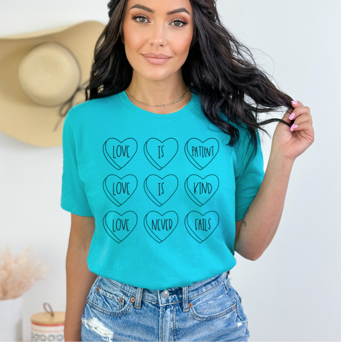 Love is Patient DTF Print