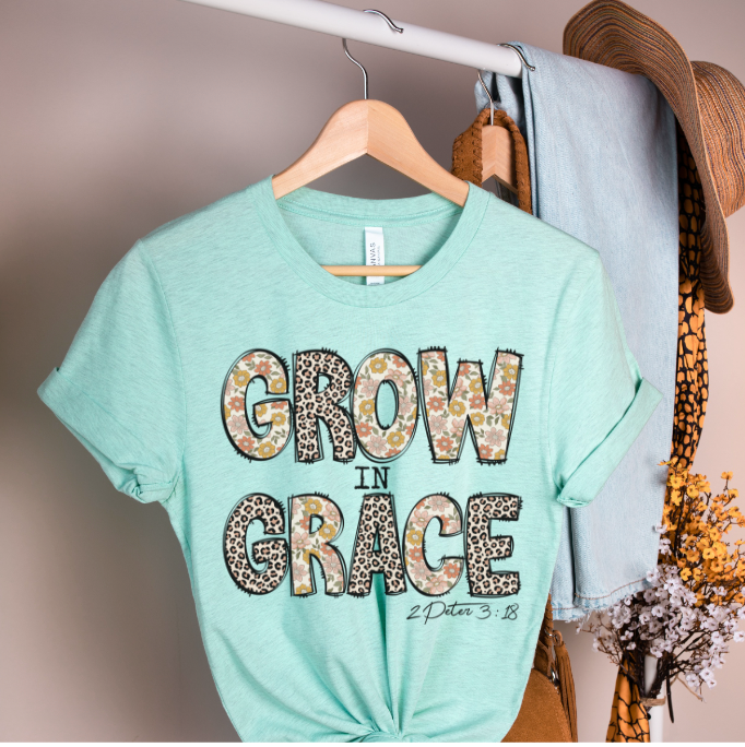 Grow in Grace DTF Print