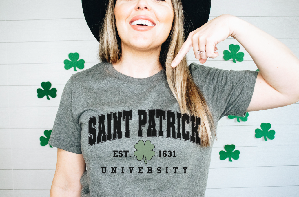 Saint Patrick University DTF Print