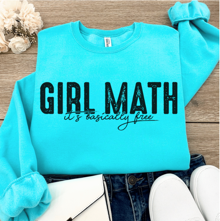 Girl Math 2 DTF Print