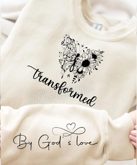 Transformed by God's Love Set DTF Print