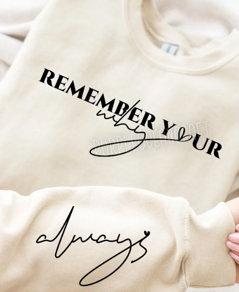 Remember Your Why Set DTF Print