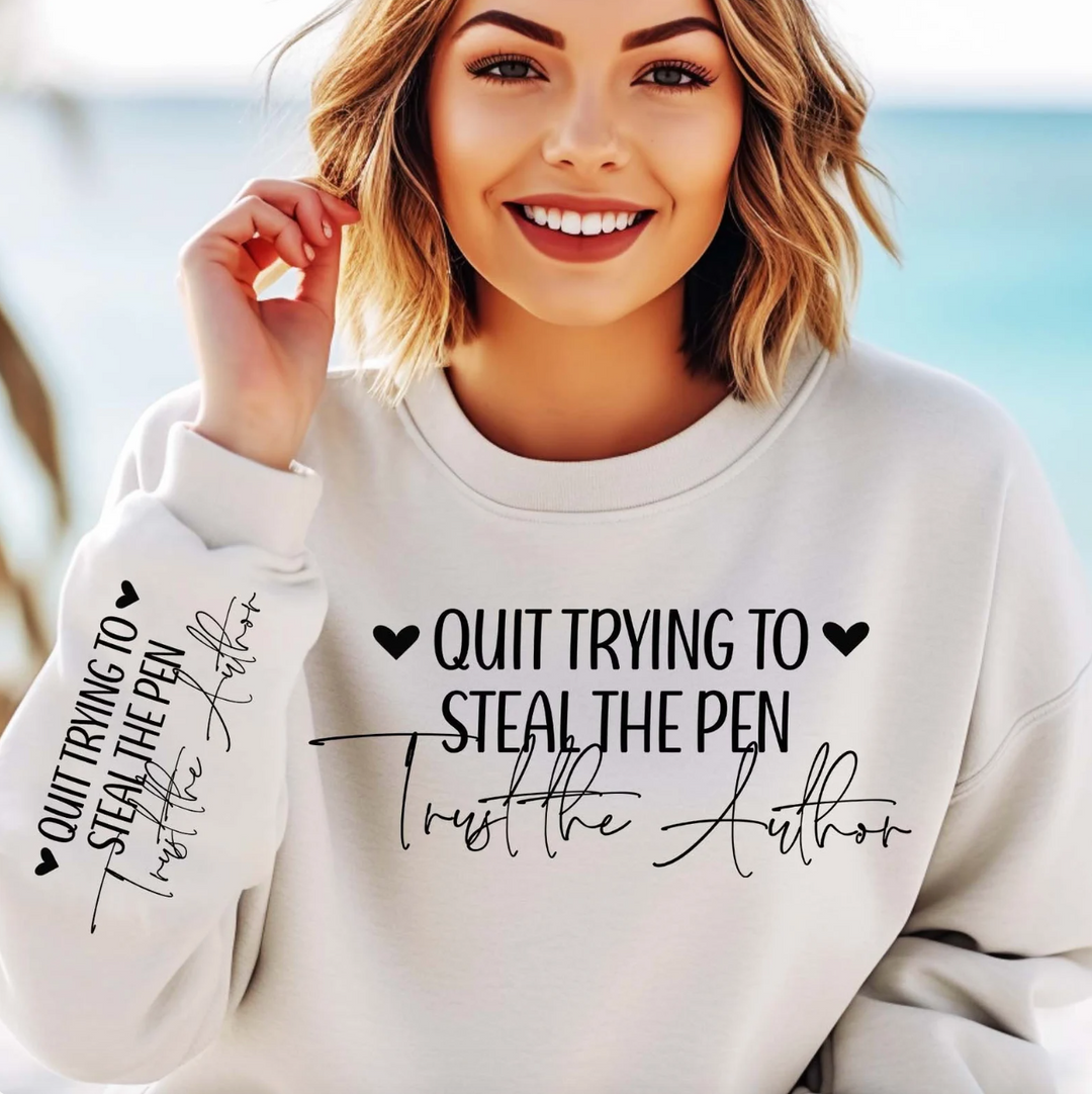 Quit Trying to Steal the Pen Set DTF Print