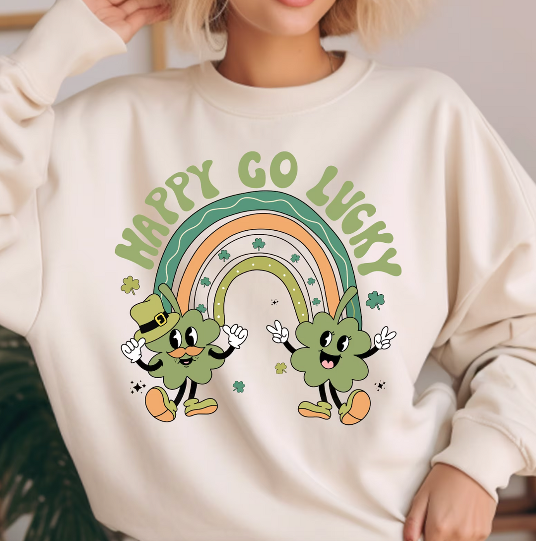 Happy Go Lucky DTF Print