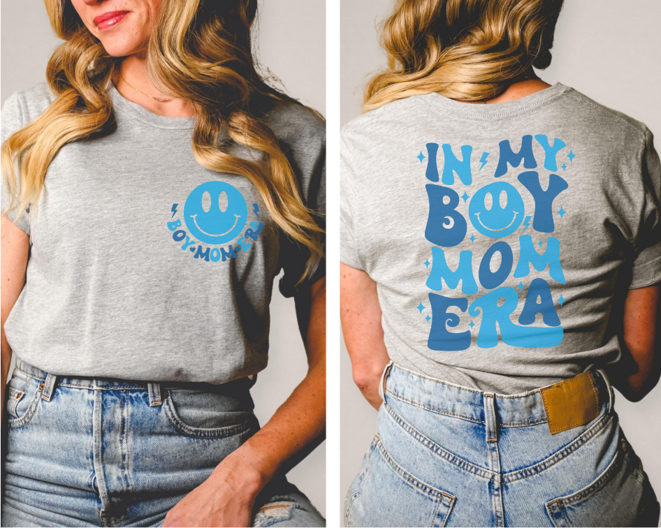 In my Boy Mom Era Set DTF Print