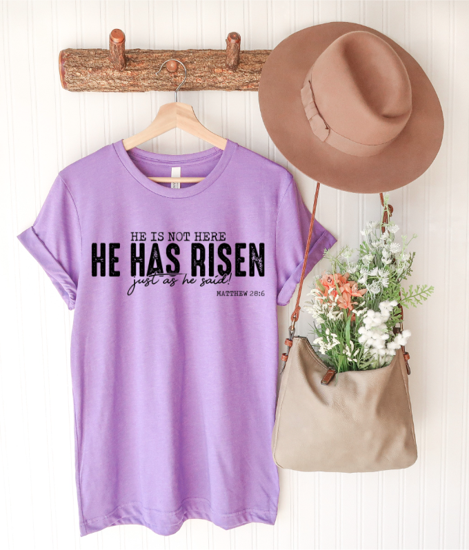 He Has Risen DTF Print