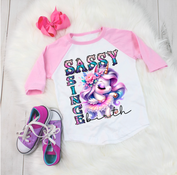 Sassy Since Birth DTF Print