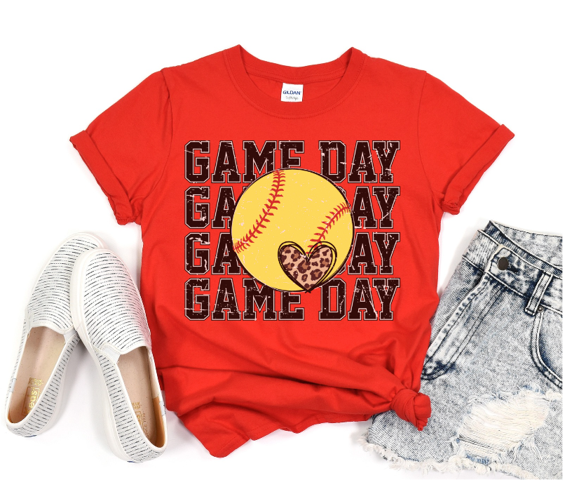 Game Day Softball DTF Print