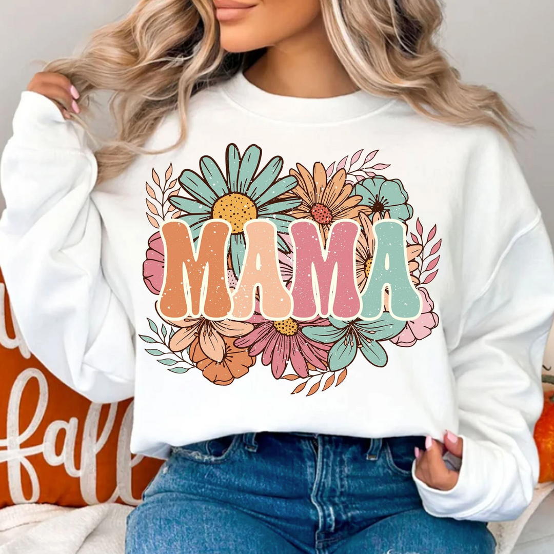 Mama Floral DTF Print