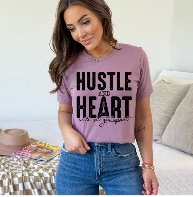 Hustle and Heart DTF Print