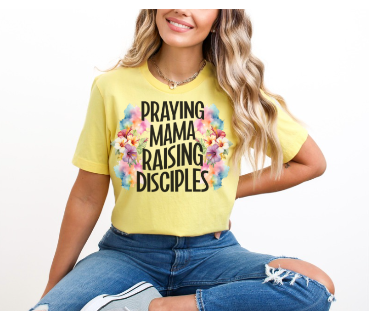 Praying Mama Raising Disciples DTF Print