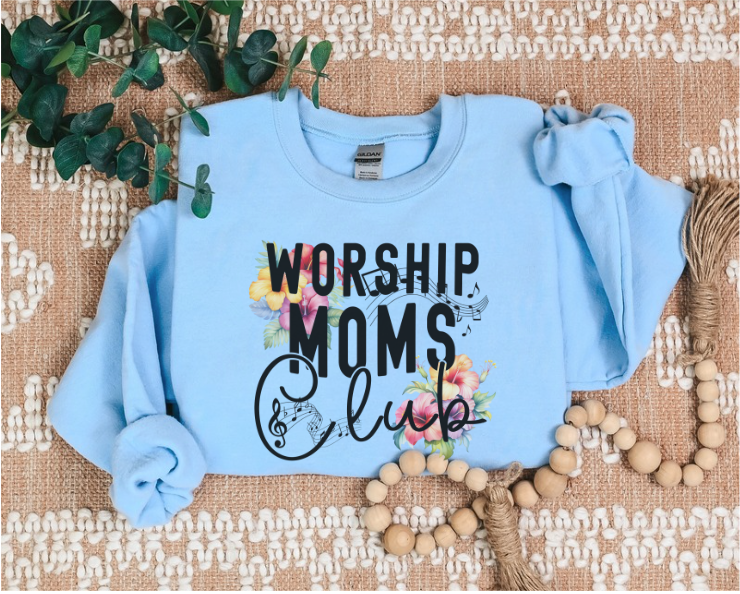 Worship Moms Club DTF Print