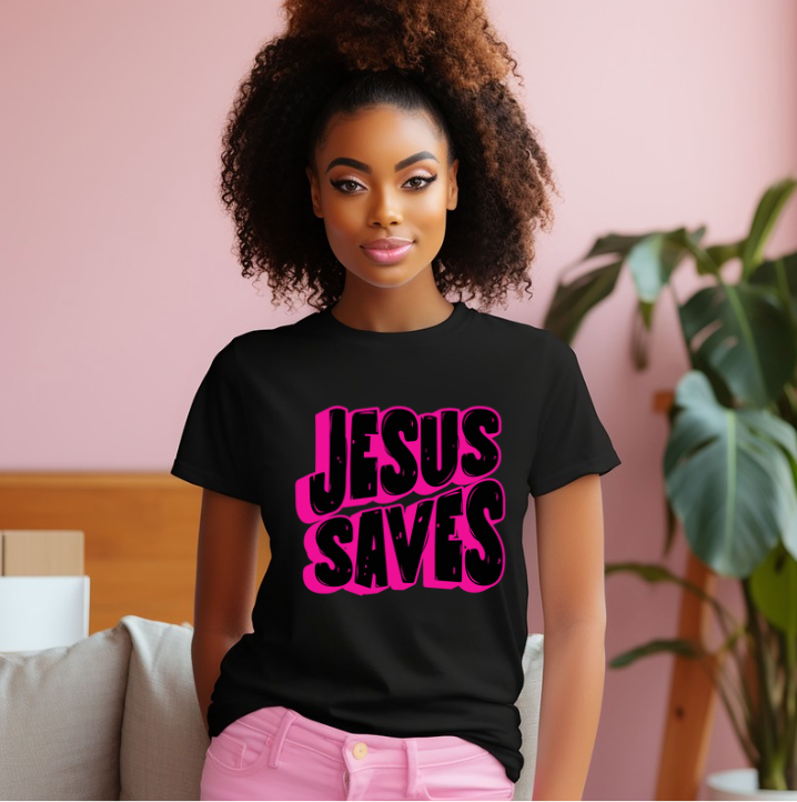 Jesus Saves DTF Print