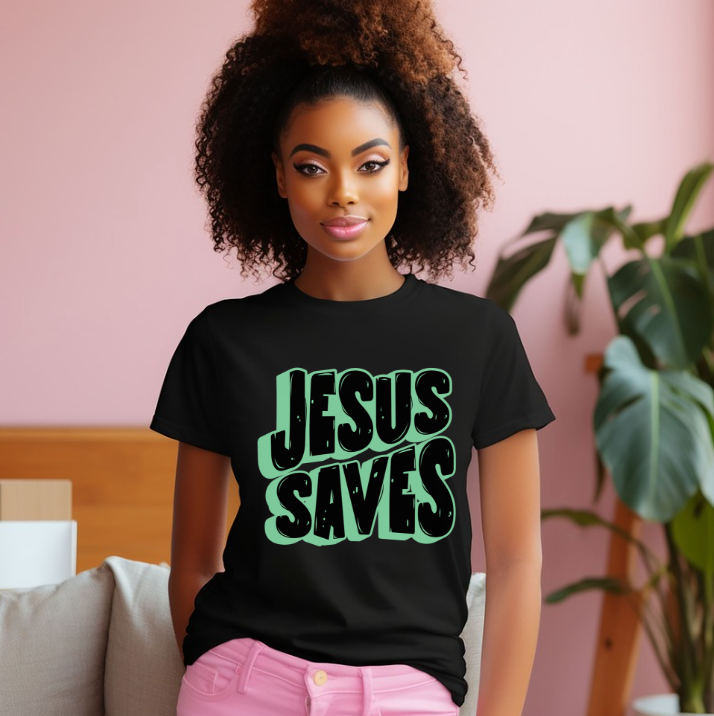 Jesus Saves DTF Print