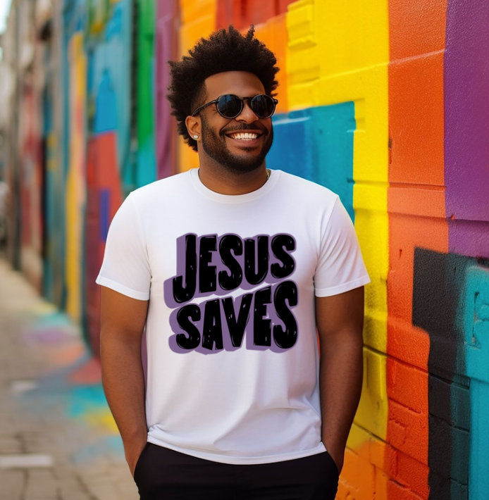 Jesus Saves DTF Print