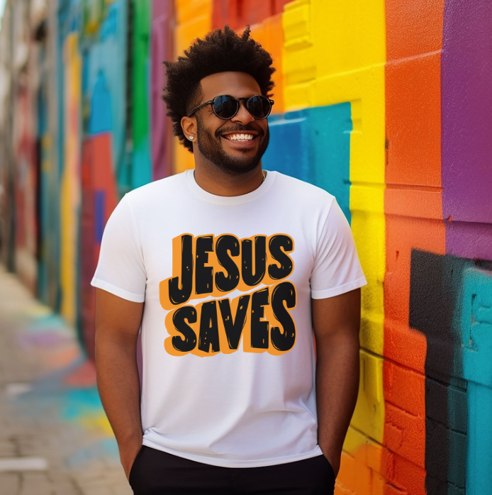 Jesus Saves DTF Print