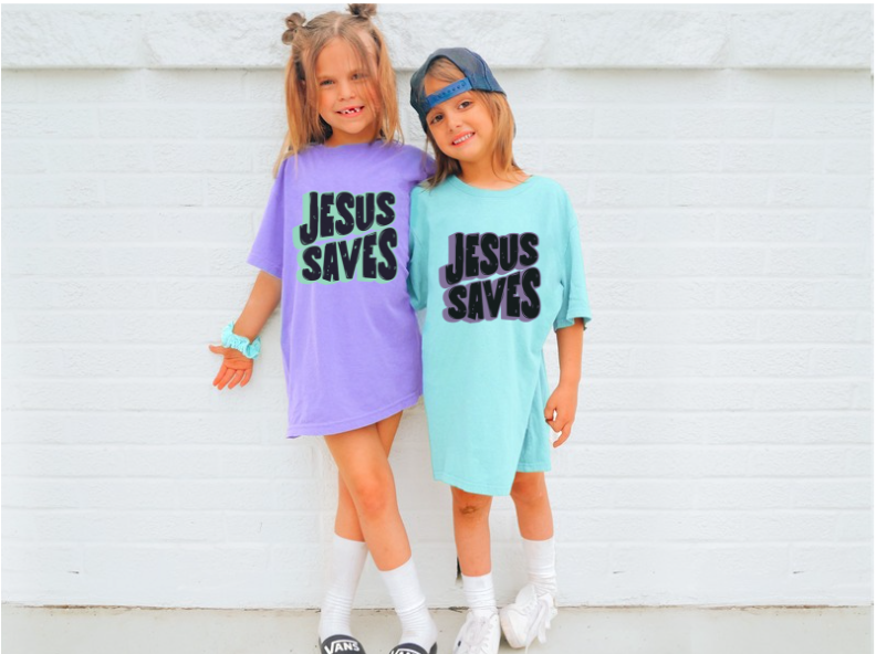 Jesus Saves DTF Print