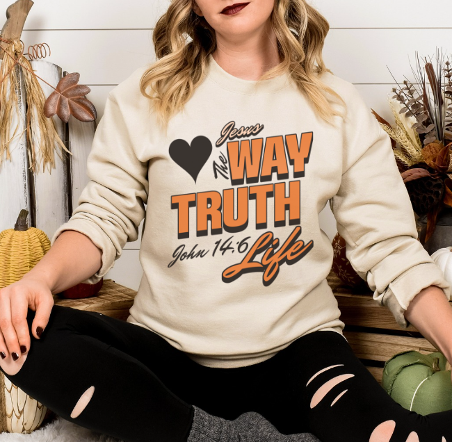 Way Truth Life DTF Print