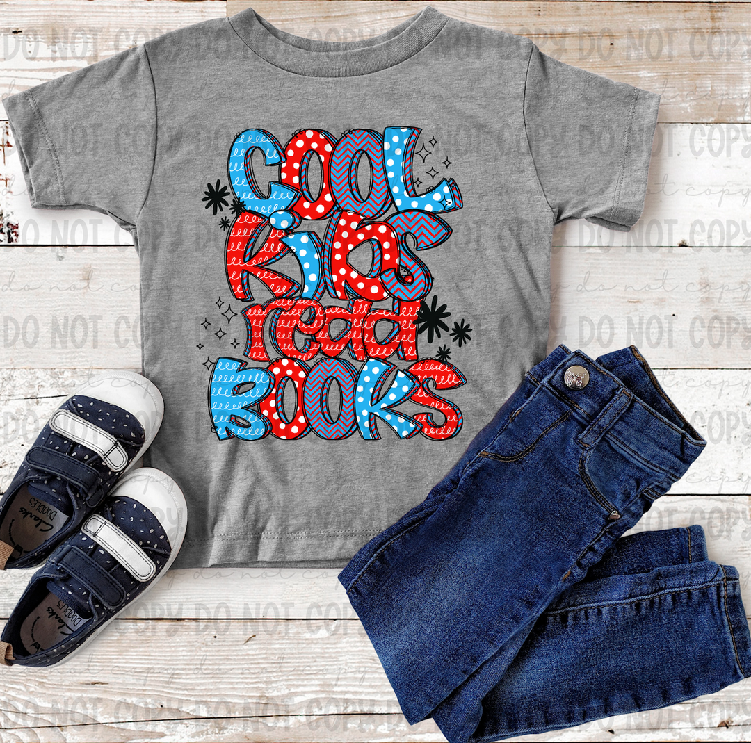 Cool Kids Read Books DTF Print