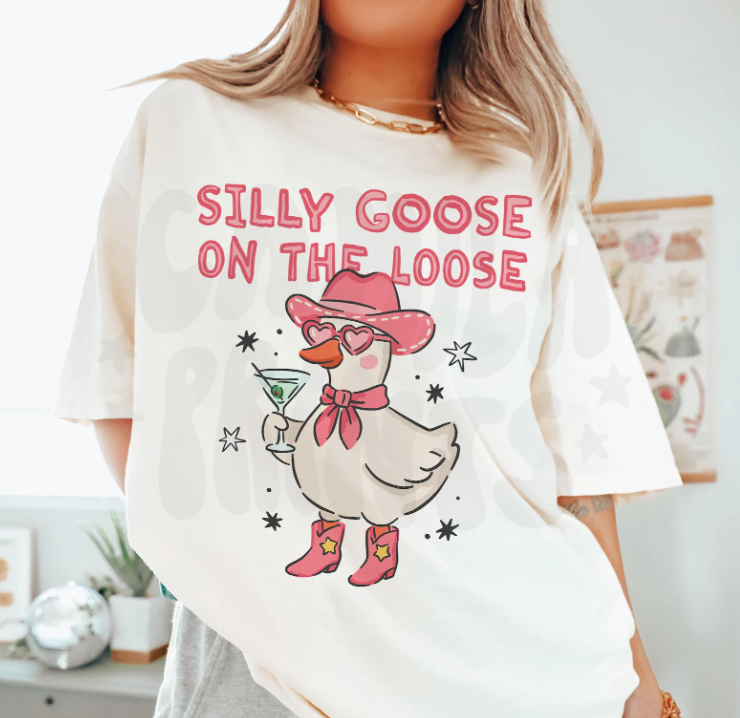Silly Goose on the Loose DTF Print