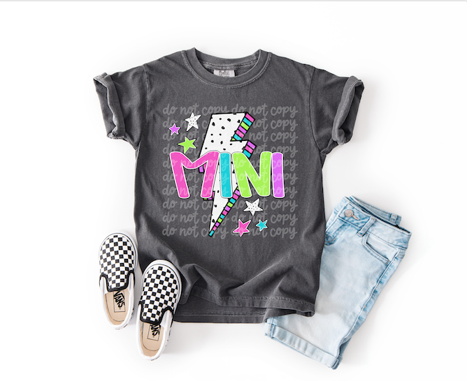 Mama & Mini Bolt DTF Print