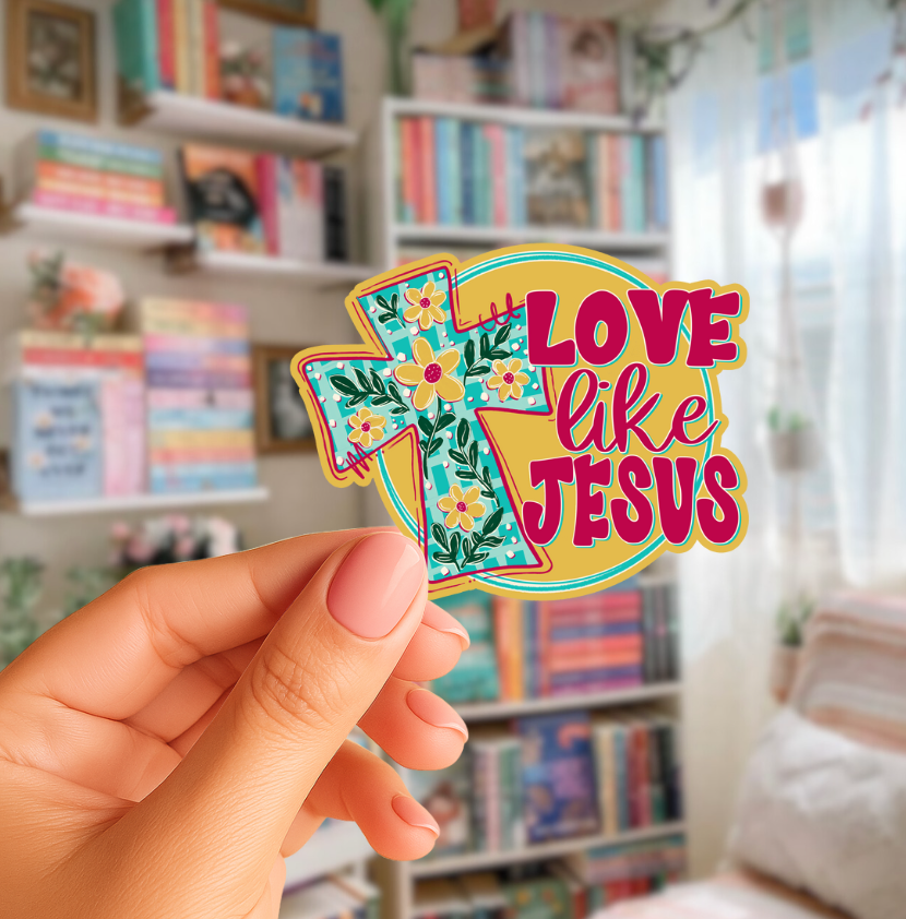 Love Like Jesus Die Cut Stickers