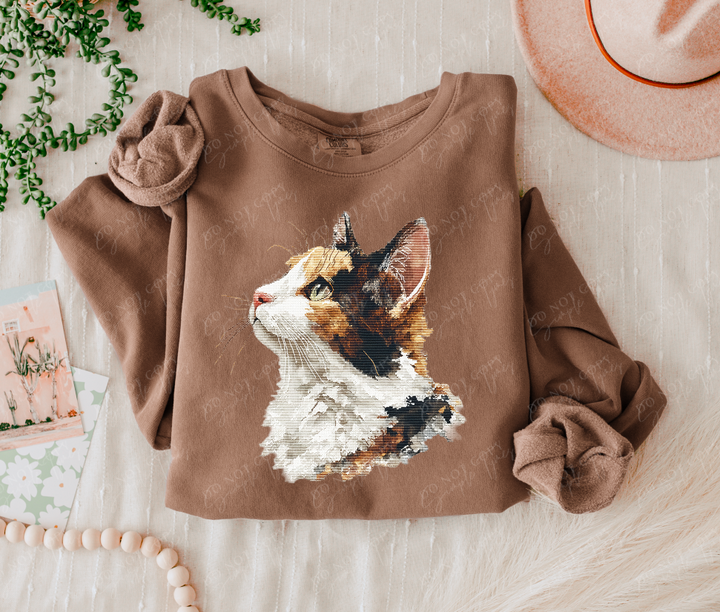 Needlepoint Pets DTF Print