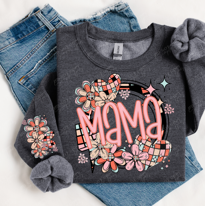 Daisy Heart Names DTF Print