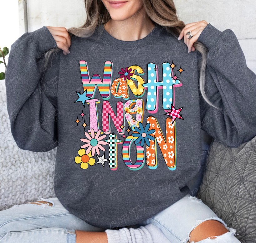 Funky Fresh States DTF Print