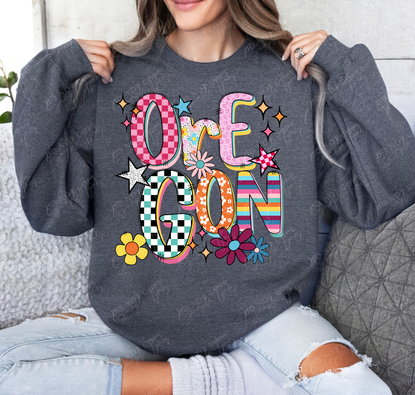 Funky Fresh States DTF Print