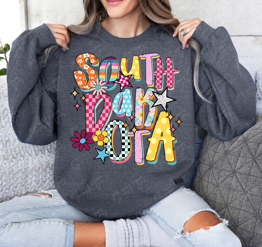 Funky Fresh States DTF Print