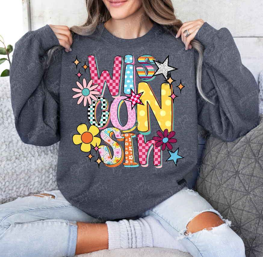 Funky Fresh States DTF Print