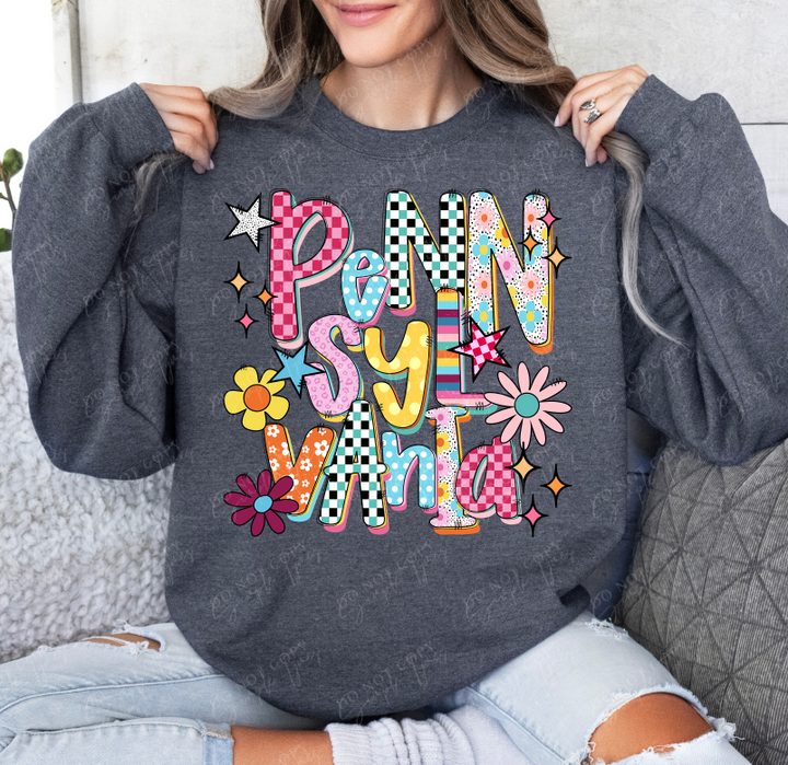 Funky Fresh States DTF Print