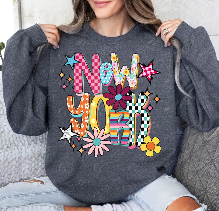 Funky Fresh States DTF Print