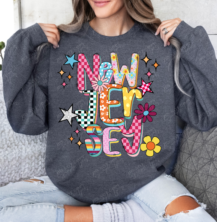 Funky Fresh States DTF Print