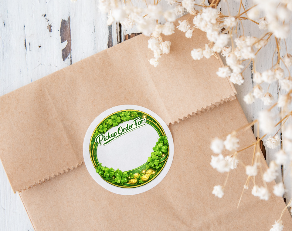 Pickup Order St. Patrick's Sticker Sheet