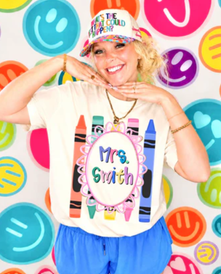 Customized Crayon DTF Print