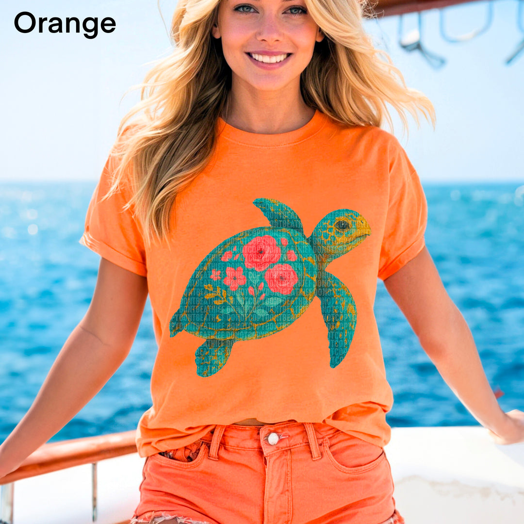 Sea Turtle DTF Print
