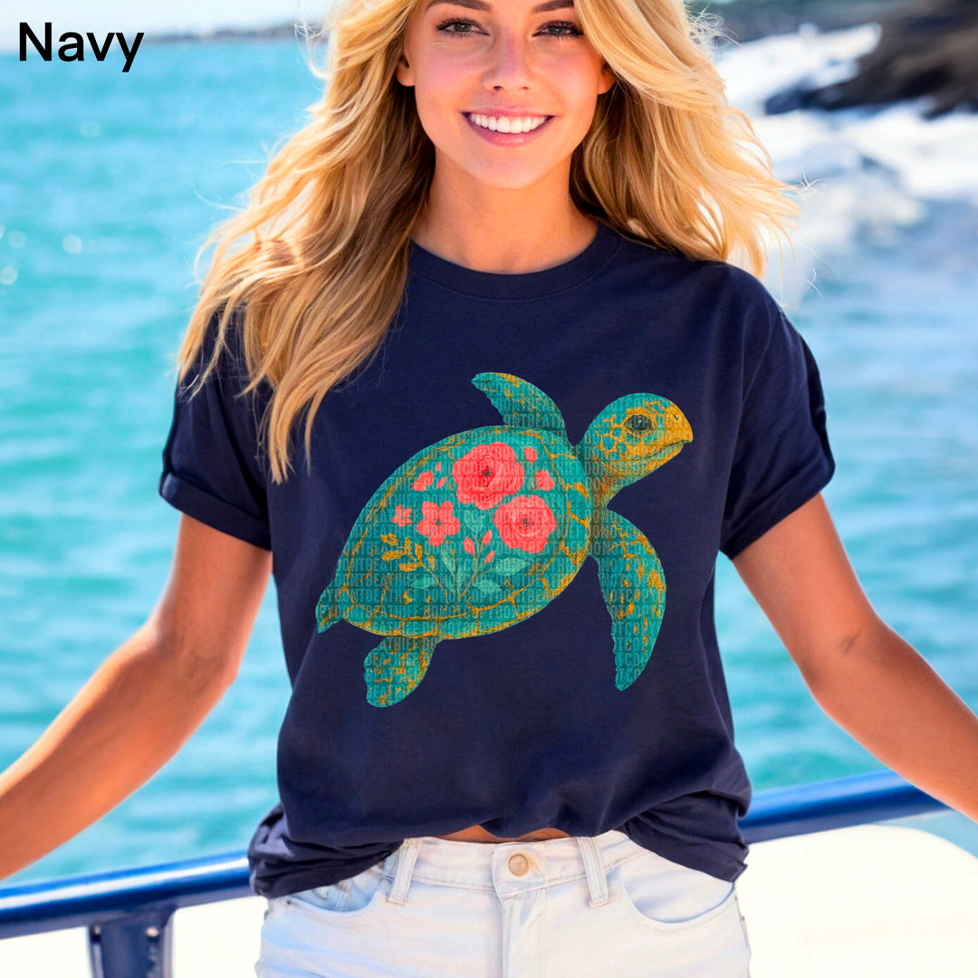 Sea Turtle DTF Print