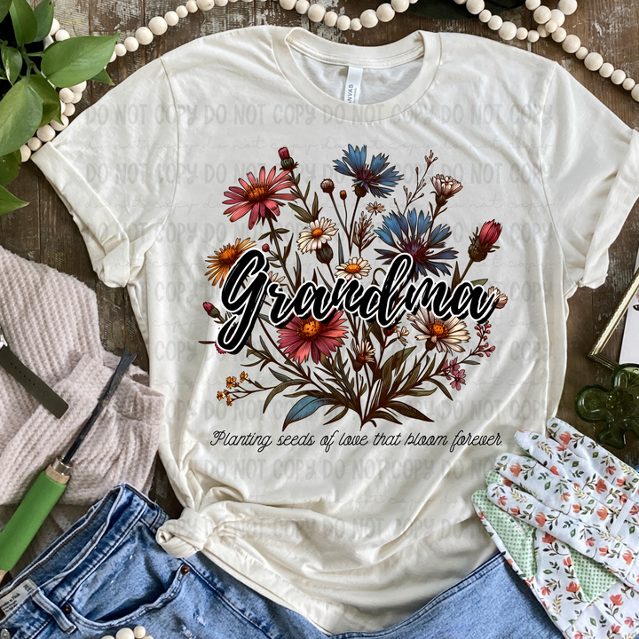 Seeds of Love Names DTF Print