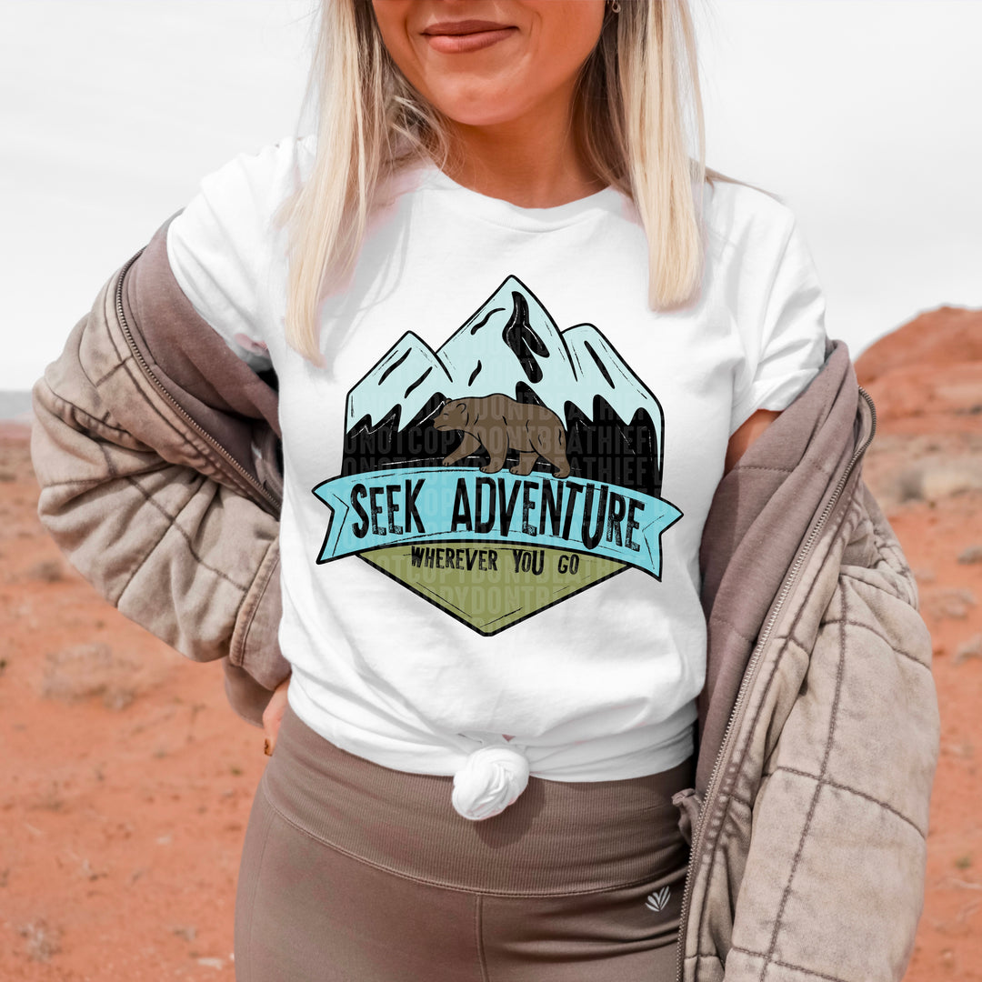 Seek Adventure DTF Print