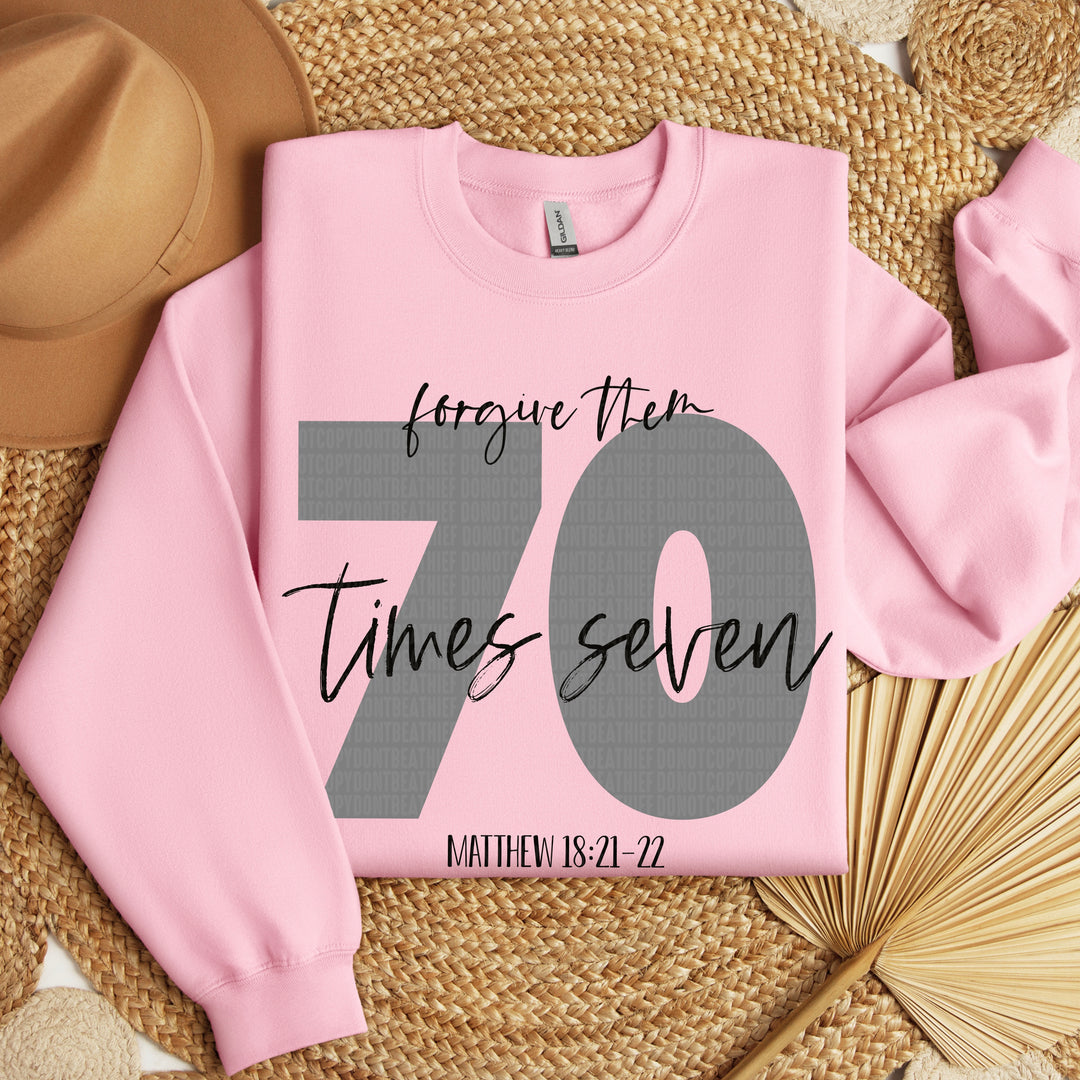 Seventy Times Seven DTF Print