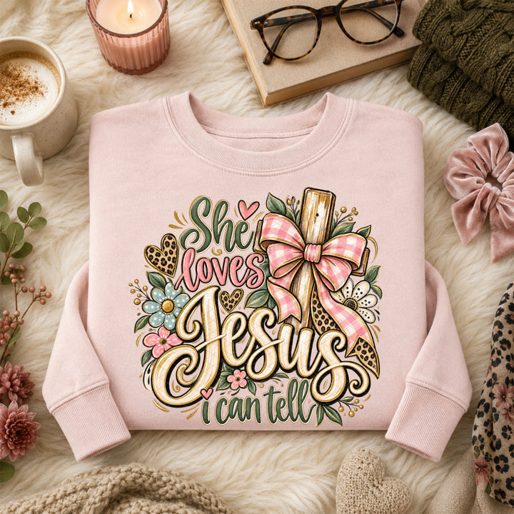 She Loves Jesus I Can Tell DTF Print